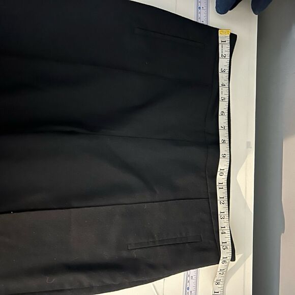 Armand Ventilo Black 100% Wool Lined High Rise Cuffed Pants Size 10 - Picture 10 of 12